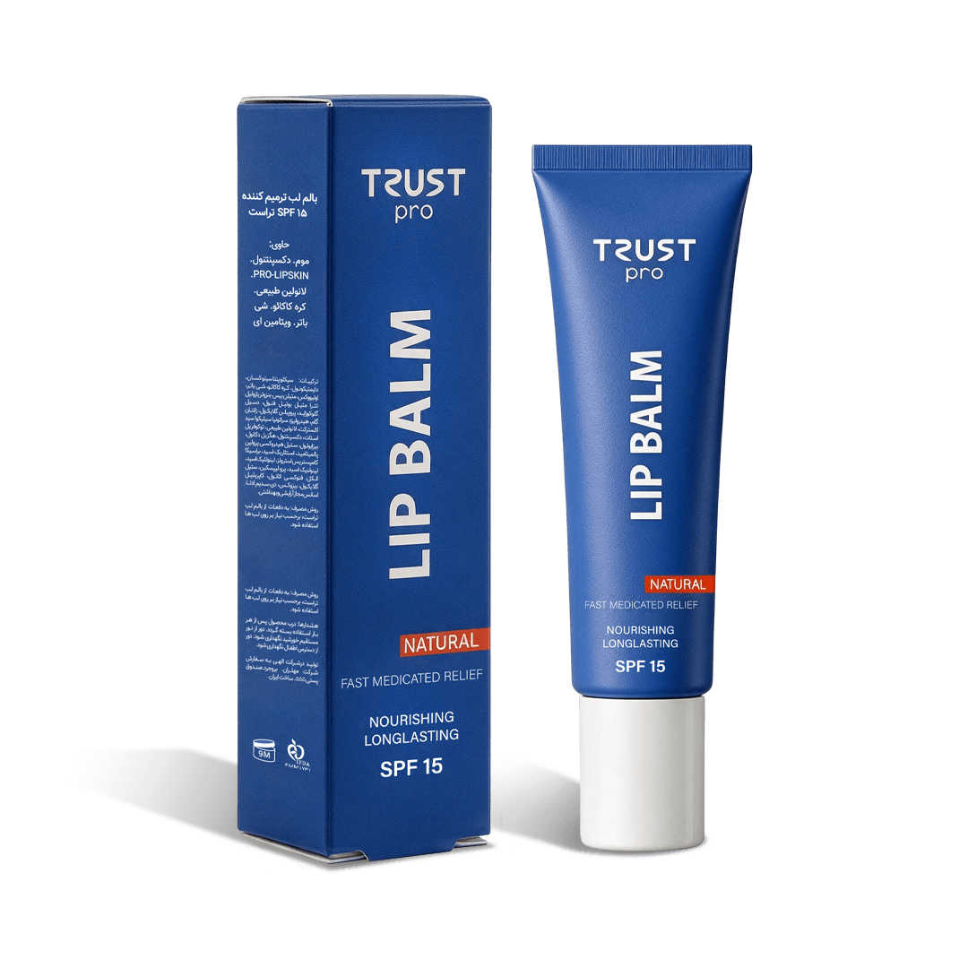 بالم لب تراستtrust ترمیم کننده اب ابرسان لب رفع خشکی لب